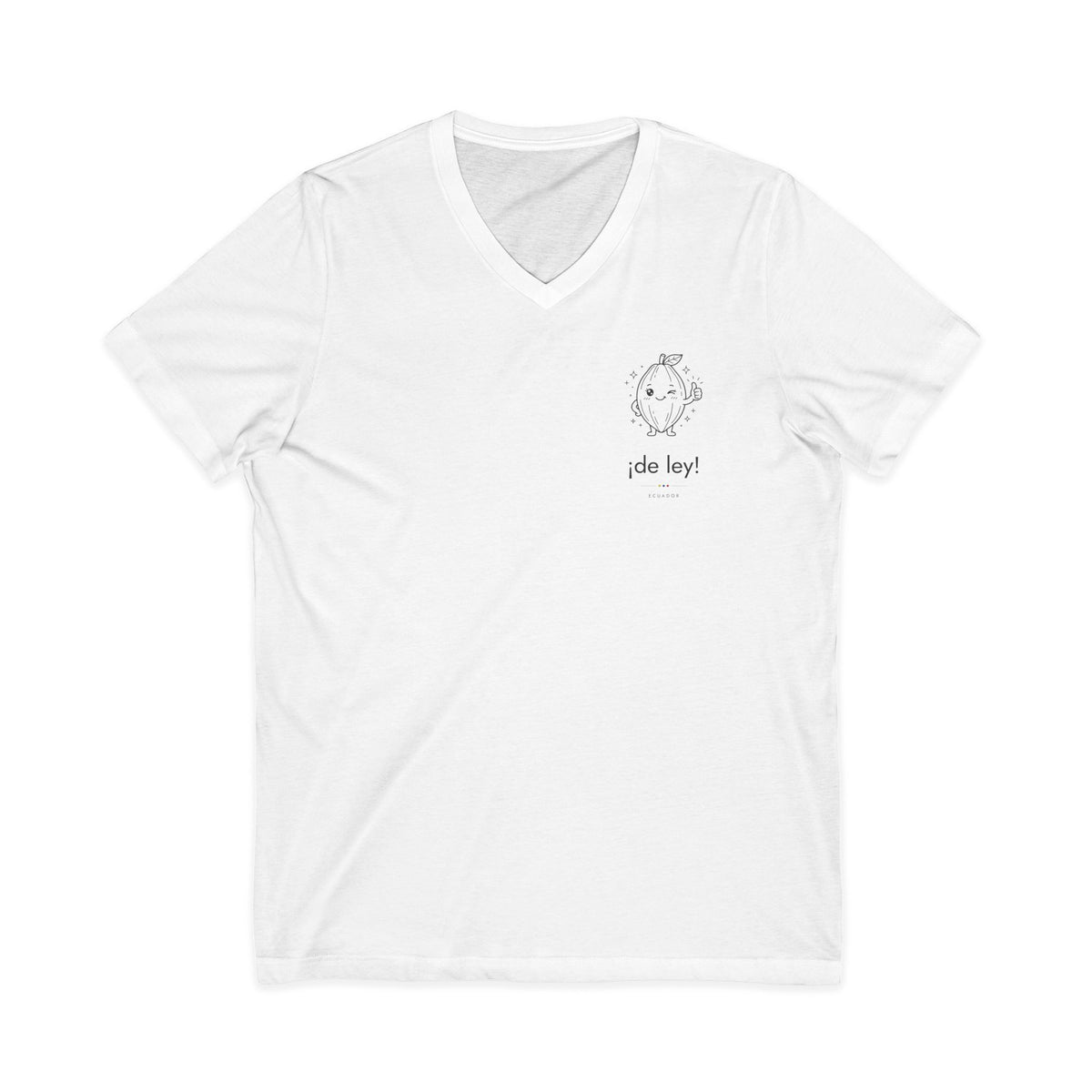 ¡de ley! | Camiseta cuello V Ecuador