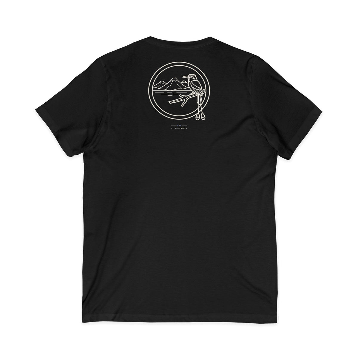 ¡qué chivo! | Camiseta cuello V El Salvador