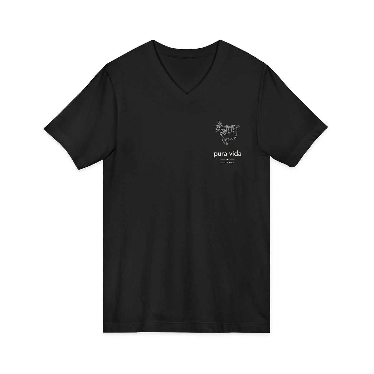 pura vida | Camiseta cuello V Costa Rica