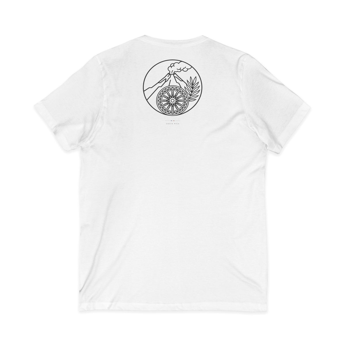 breteando para salir adelante | Camiseta cuello V Costa Rica