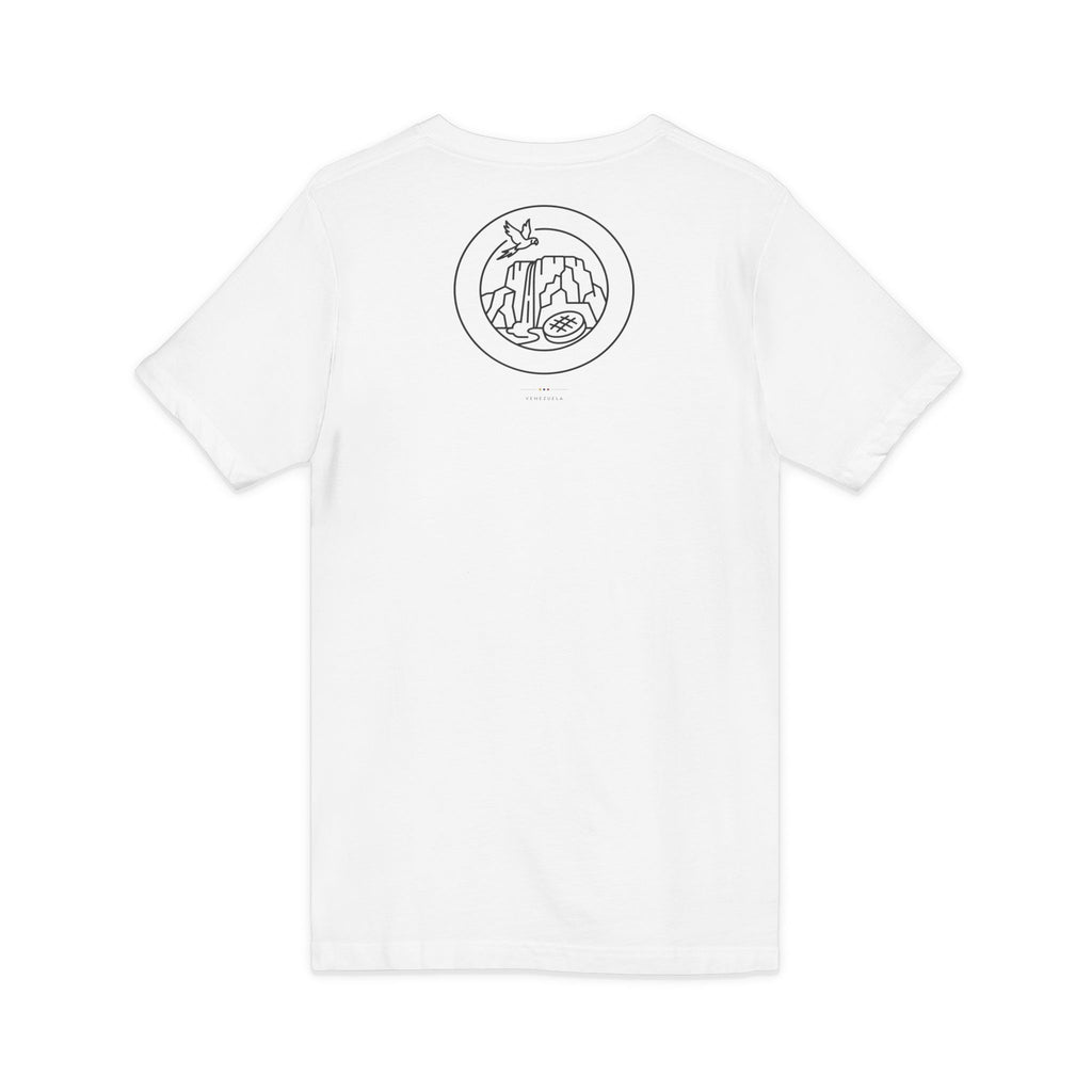 chambeando para salir adelante | Camiseta cuello V Venezuela