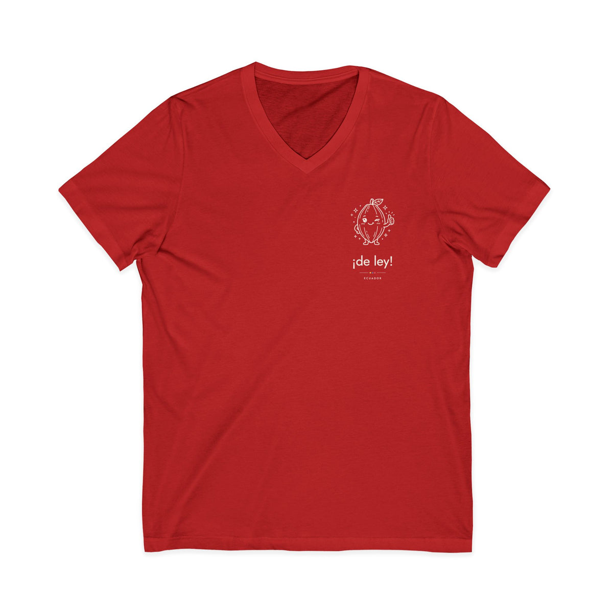 ¡de ley! | Camiseta cuello V Ecuador