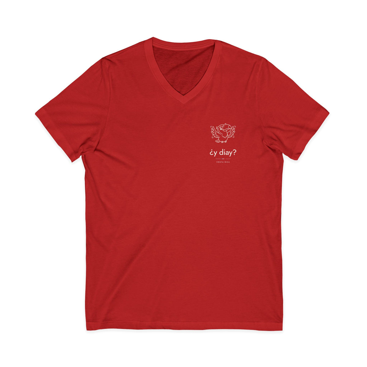 ¿y diay? | Camiseta cuello V Costa Rica