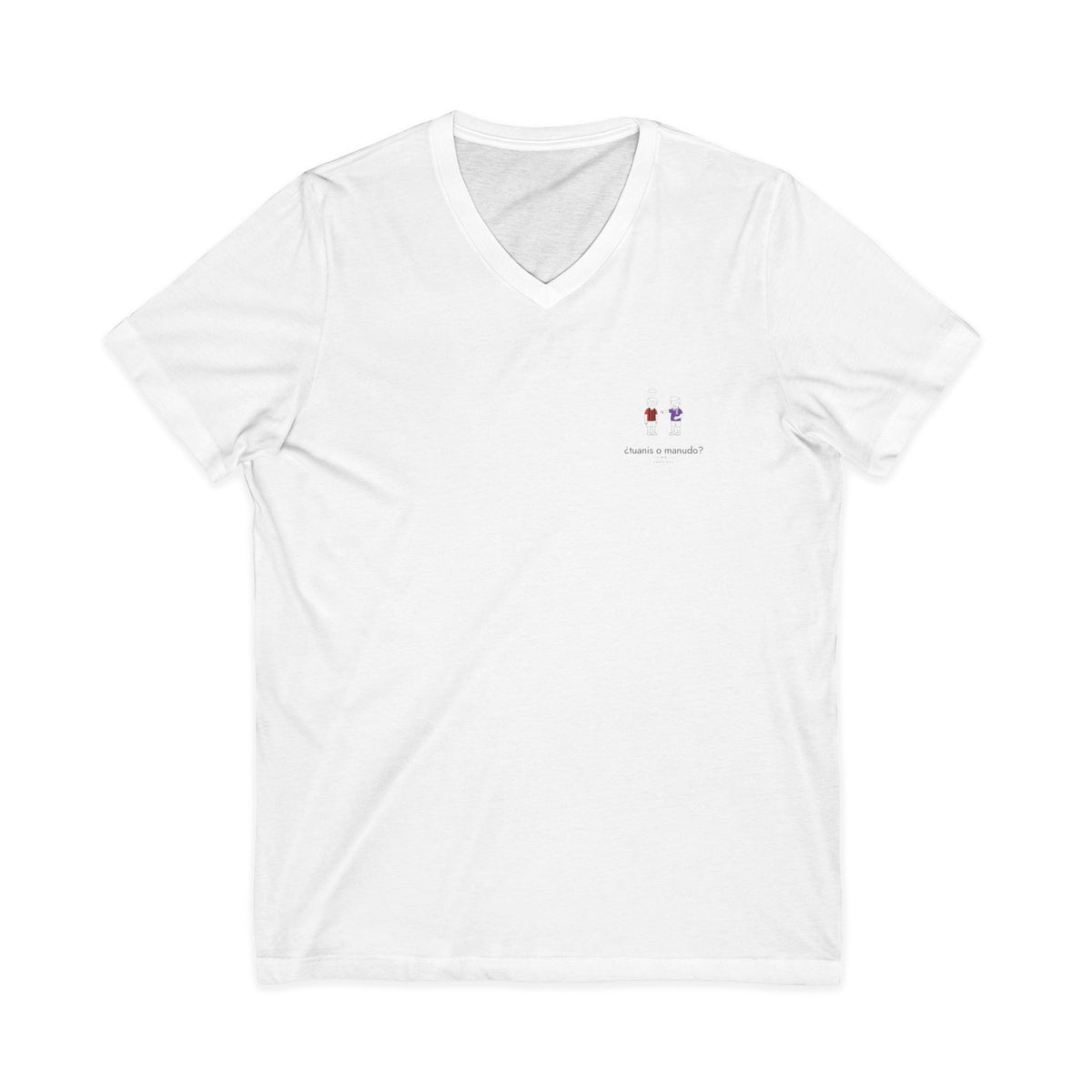 ¿tuanis o manudo? | Camiseta cuello V Costa Rica