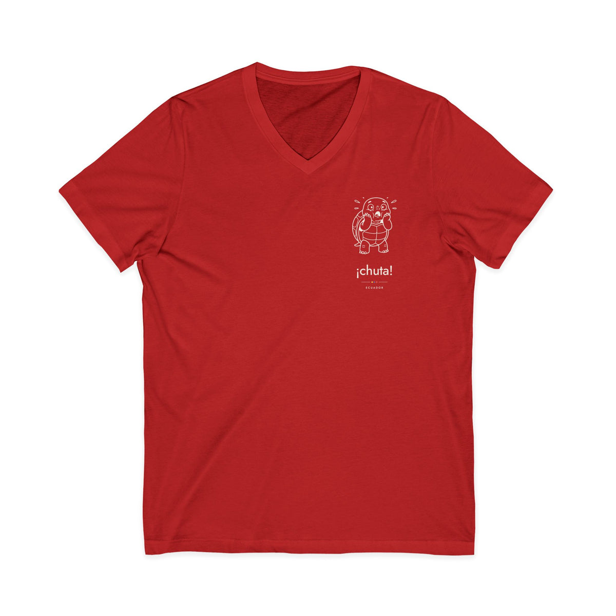 ¡chuta! | Camiseta cuello V Ecuador