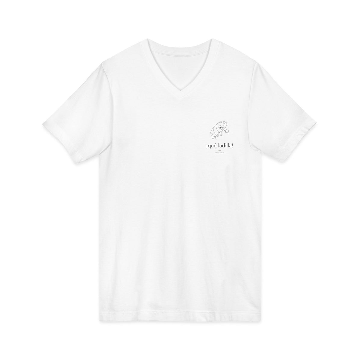 ¡qué ladilla! | Camiseta cuello V Venezuela