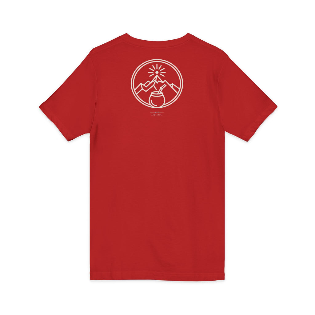 laburando para salir adelante | Camiseta cuello V Argentina
