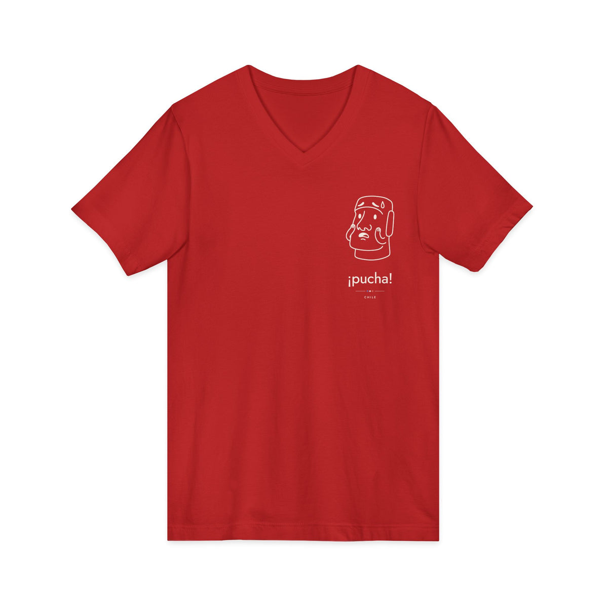 ¡pucha! | Camiseta cuello V Chile