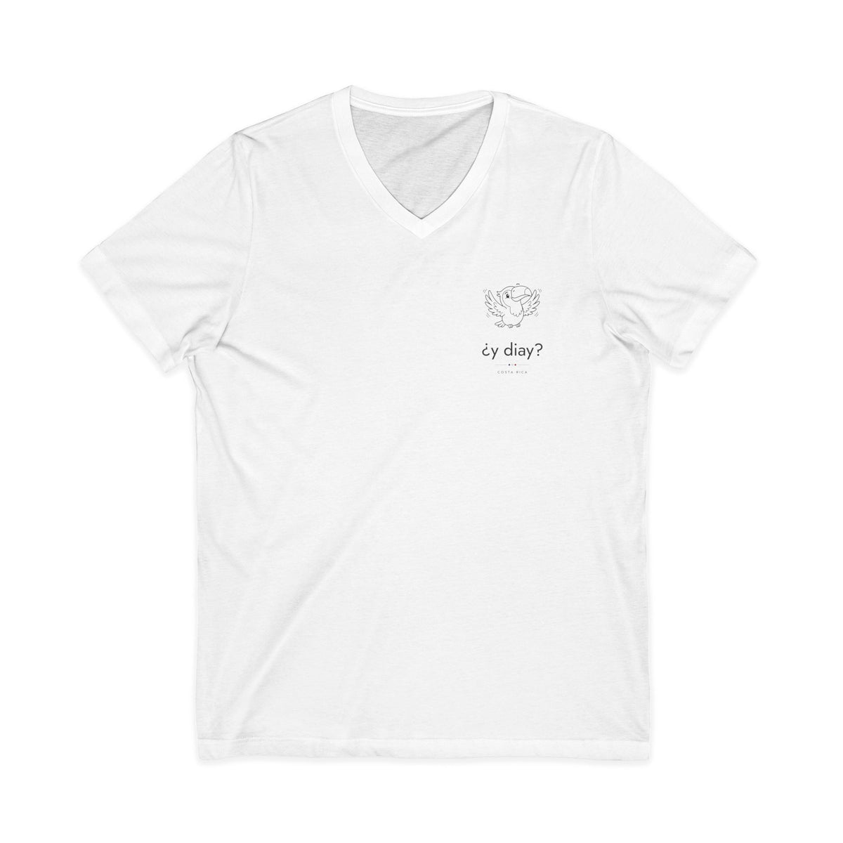 ¿y diay? | Camiseta cuello V Costa Rica