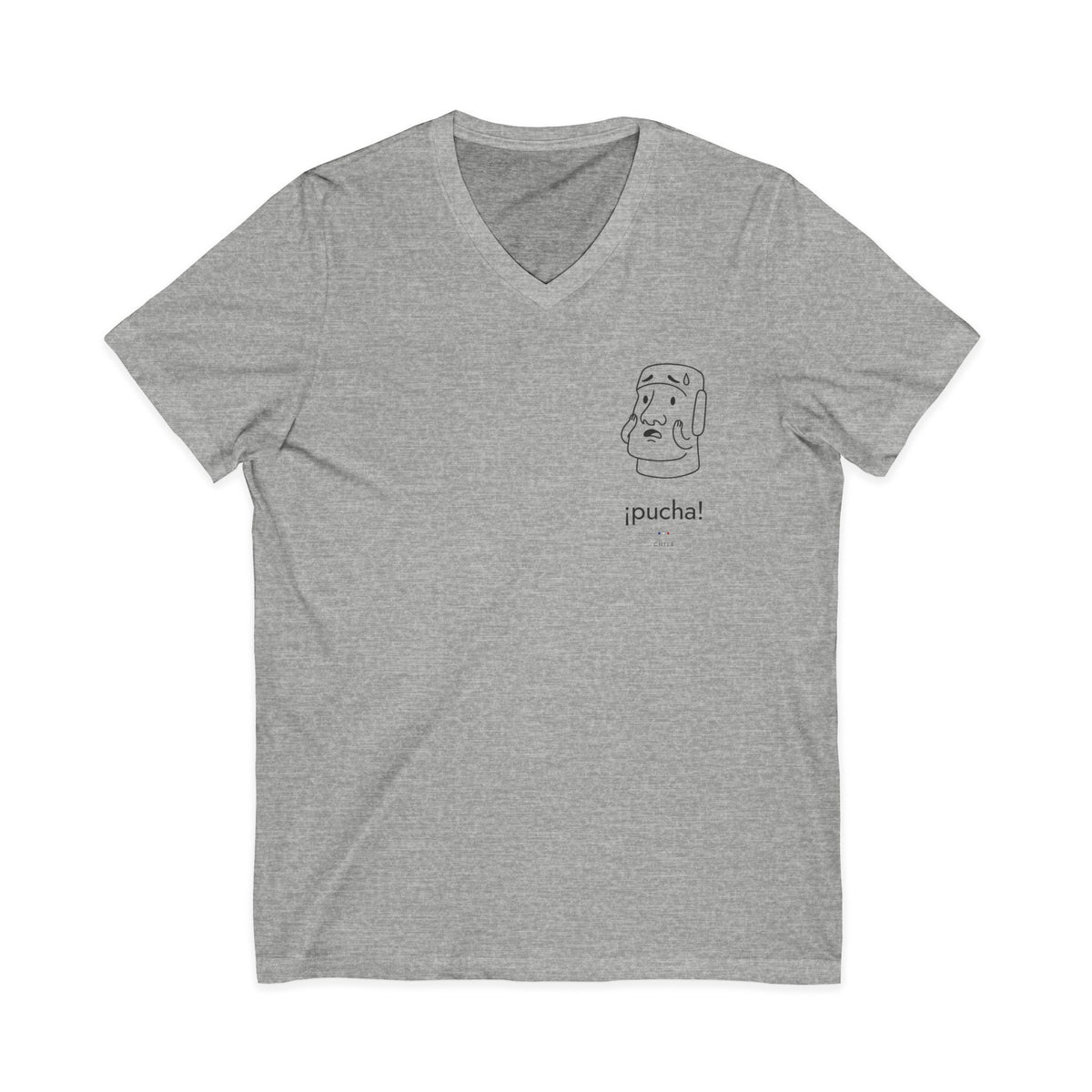 ¡pucha! | Camiseta cuello V Chile