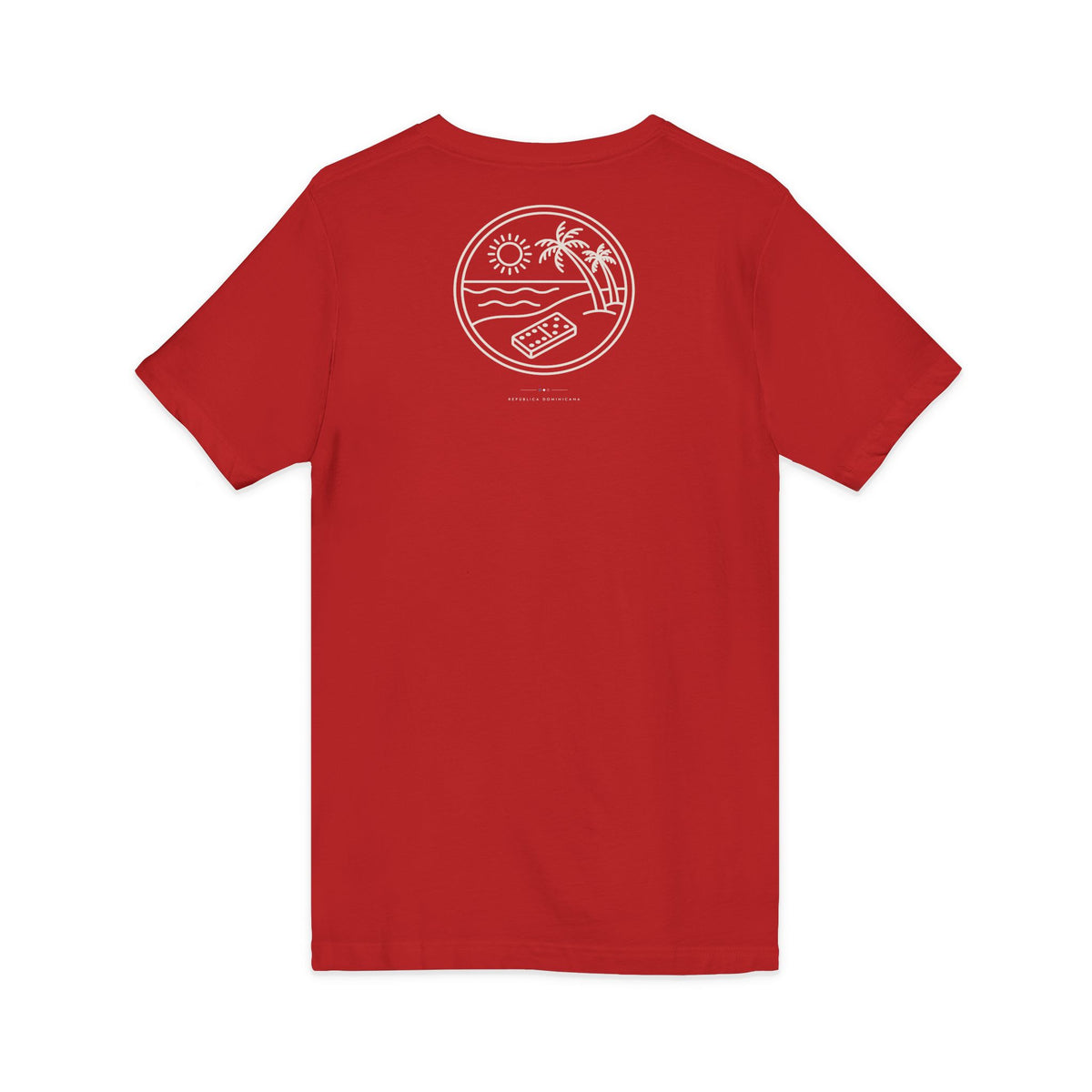 ¿qué lo que? | Camiseta cuello V República Dominicana