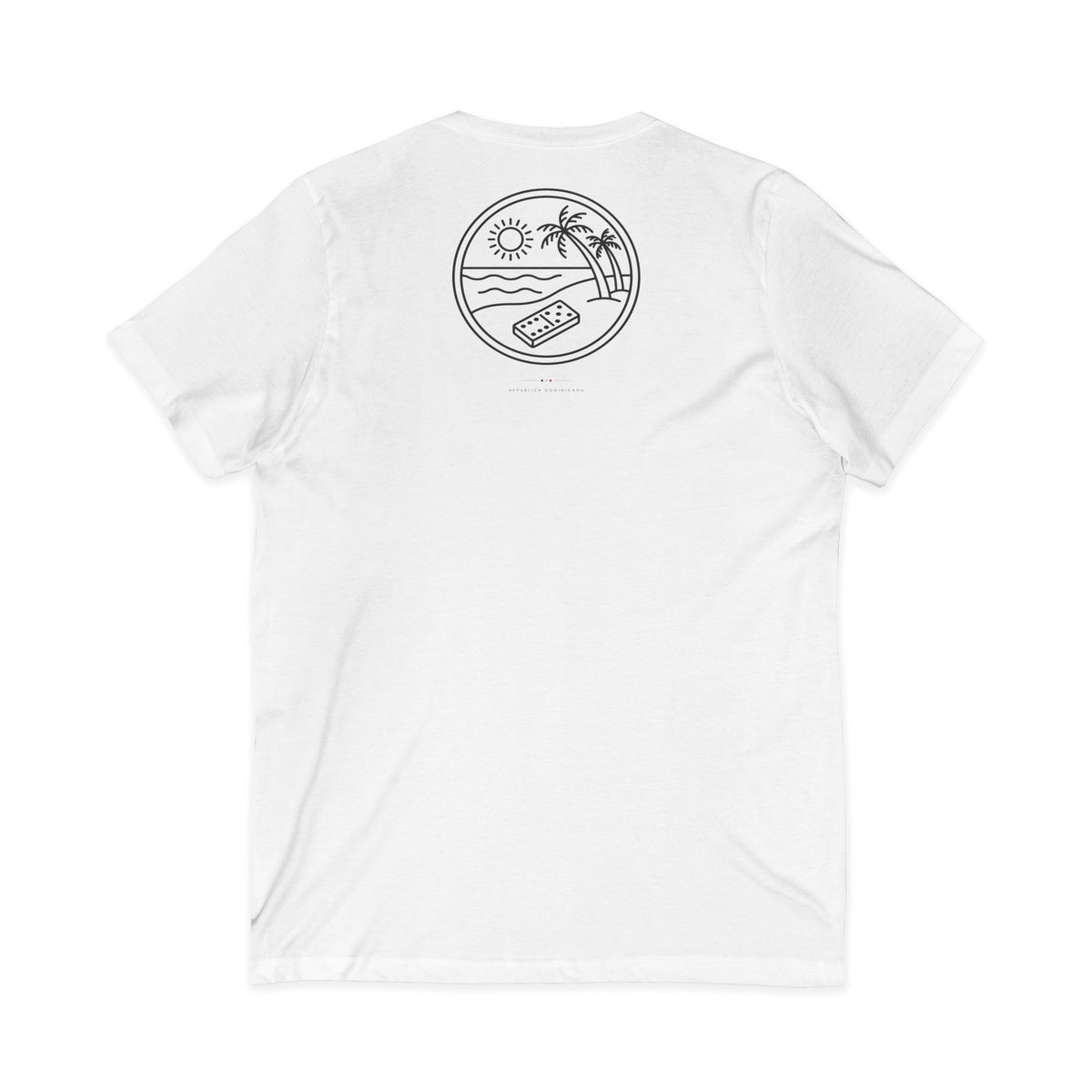 ¿qué lo que? | Camiseta cuello V República Dominicana