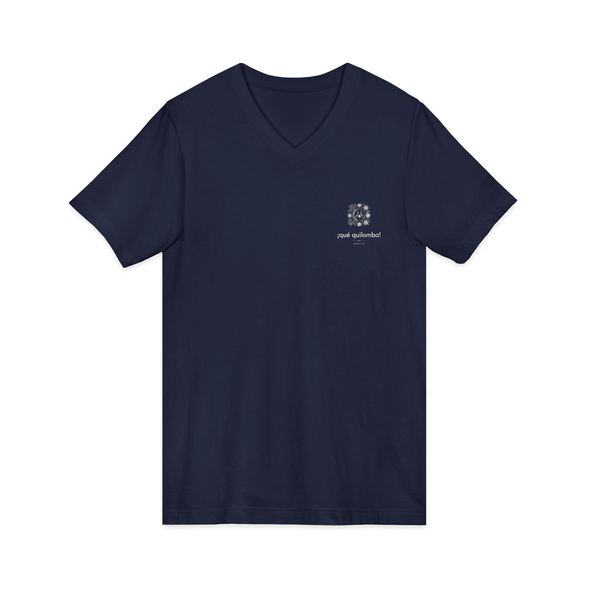 ¡qué quilombo! | Camiseta cuello V Argentina