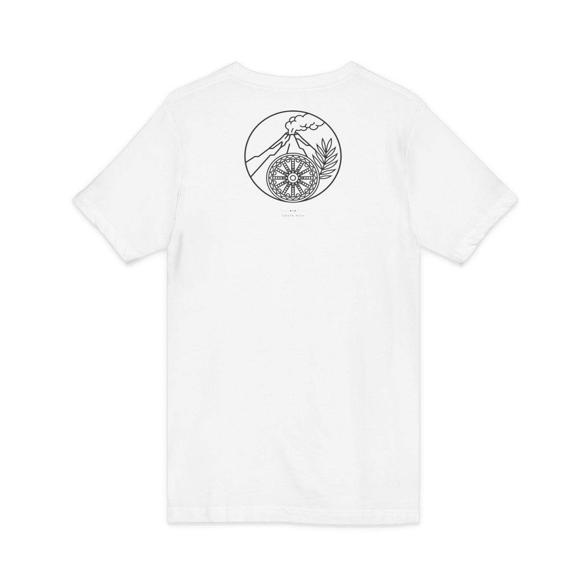 breteando para salir adelante | Camiseta cuello V Costa Rica