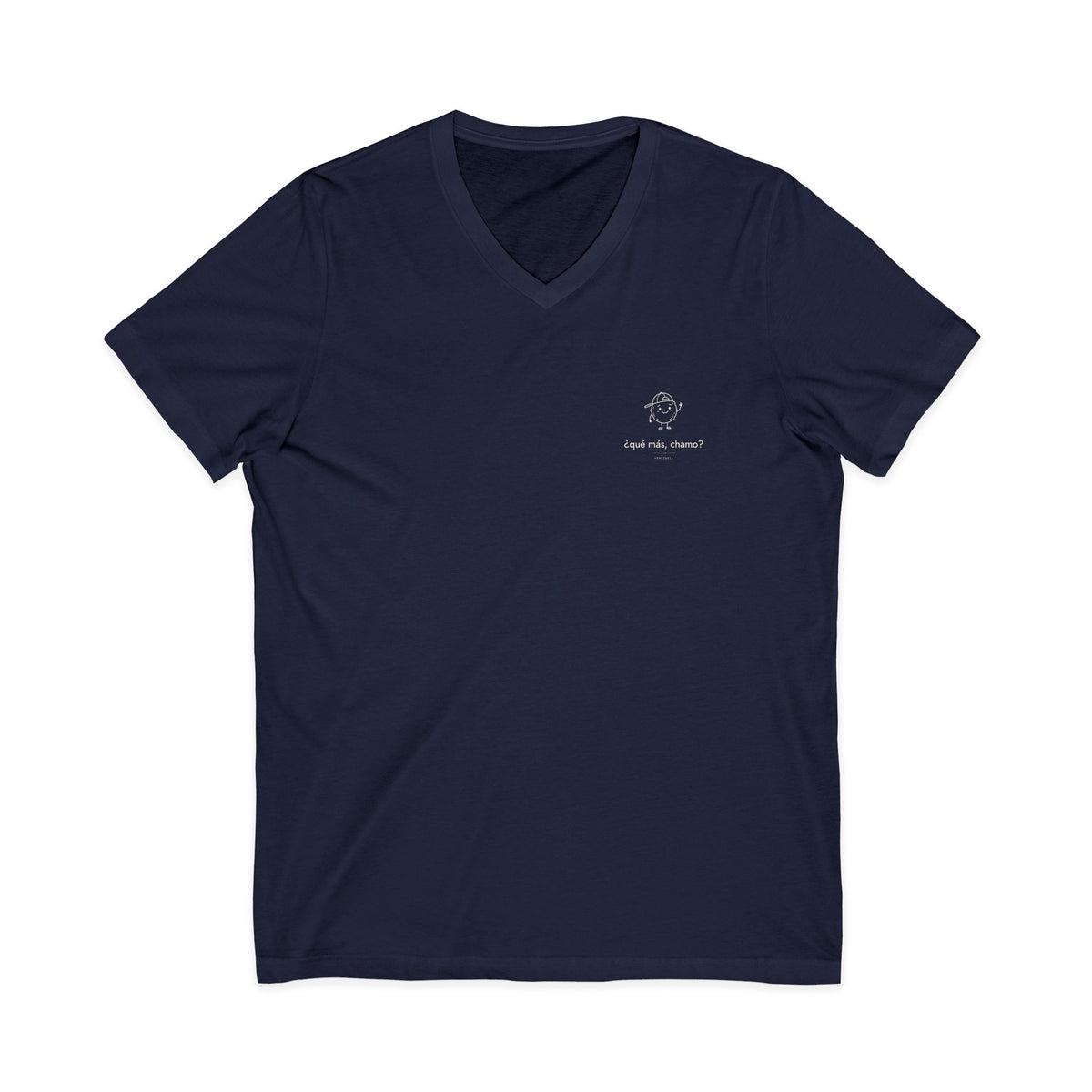 ¿qué más, chamo? | Camiseta cuello V Venezuela