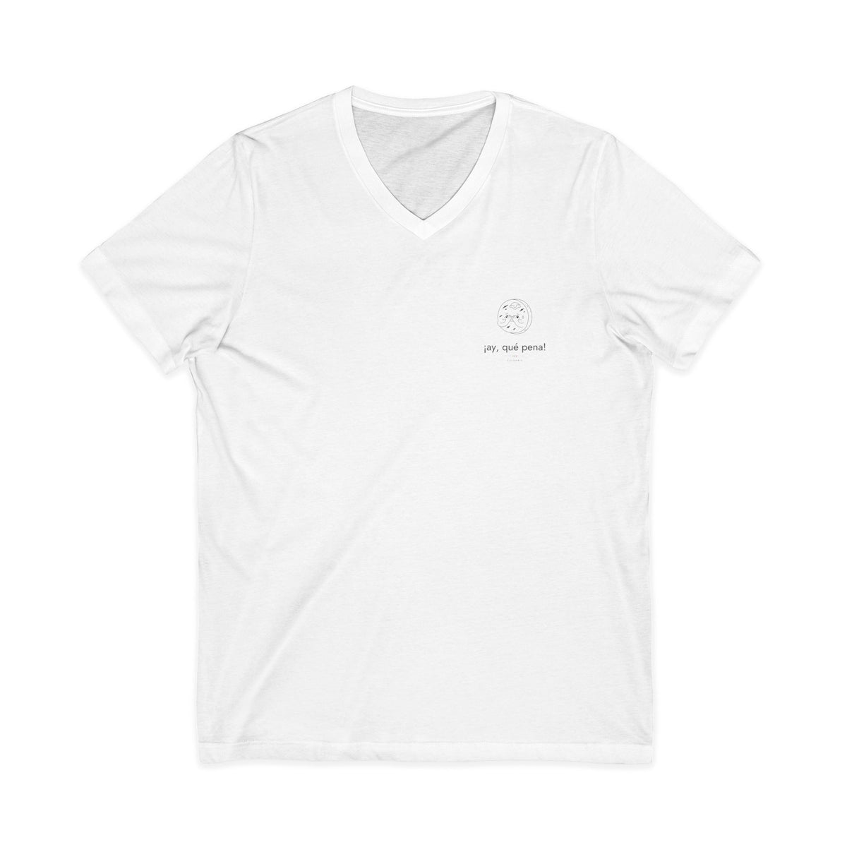 ¡ay, qué pena! | Camiseta cuello V Colombia