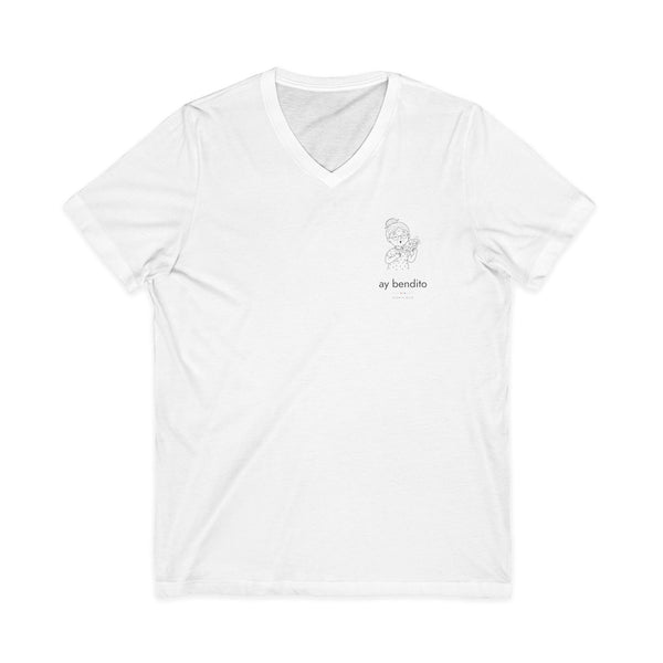 ay bendito | Camiseta cuello V Puerto Rico