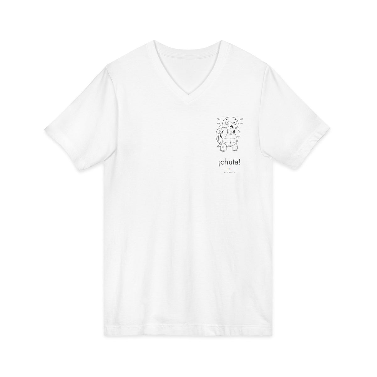 ¡chuta! | Camiseta cuello V Ecuador
